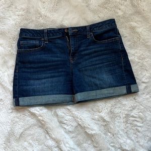 Denim shorts